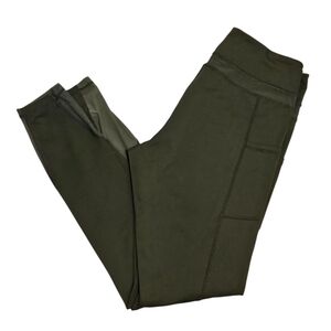 Joe Fresh Army Green Mesh Detail Legging